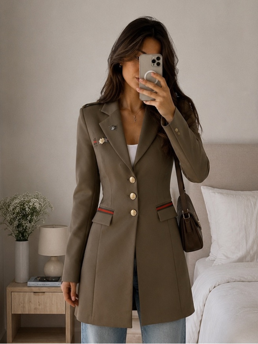 W Les Femmes by Babylon Black Label Military-Tailored Coat 40 – Limited Edition
